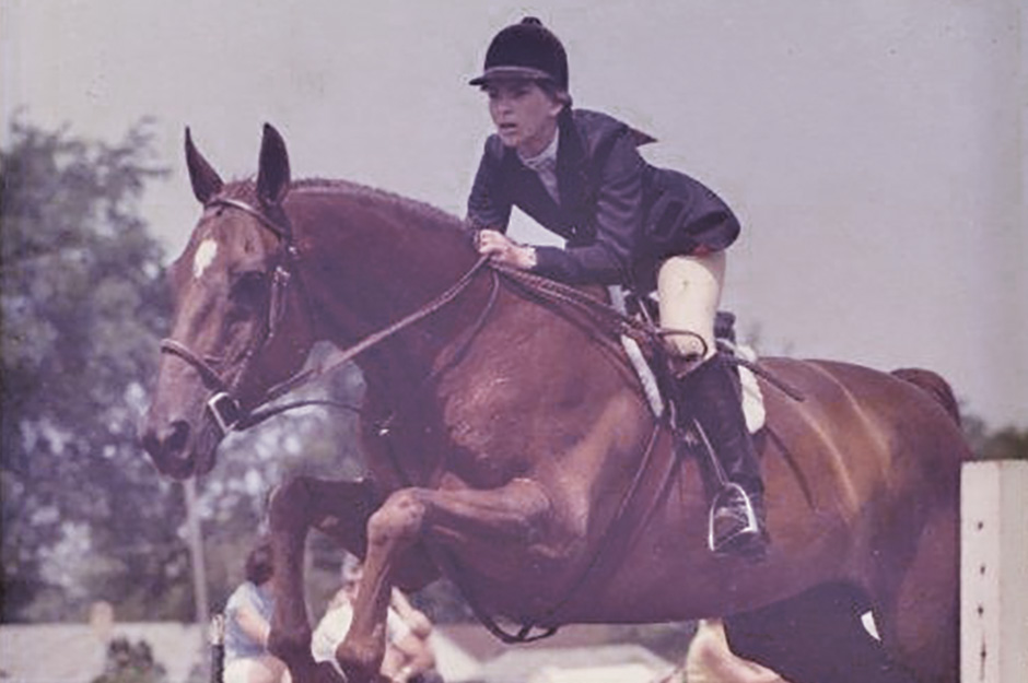 Beezie Madden as a young rider. 