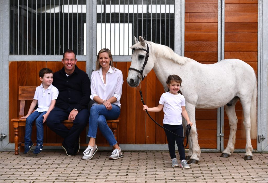 Cian O'Connor, show jumper equestrian, and family