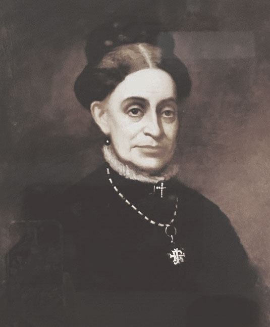 Portrait of Anne Waln Ryerss, founder of Ryerss Farm for Aged Equines