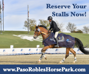 Paso Robles ad - stall reservations open now