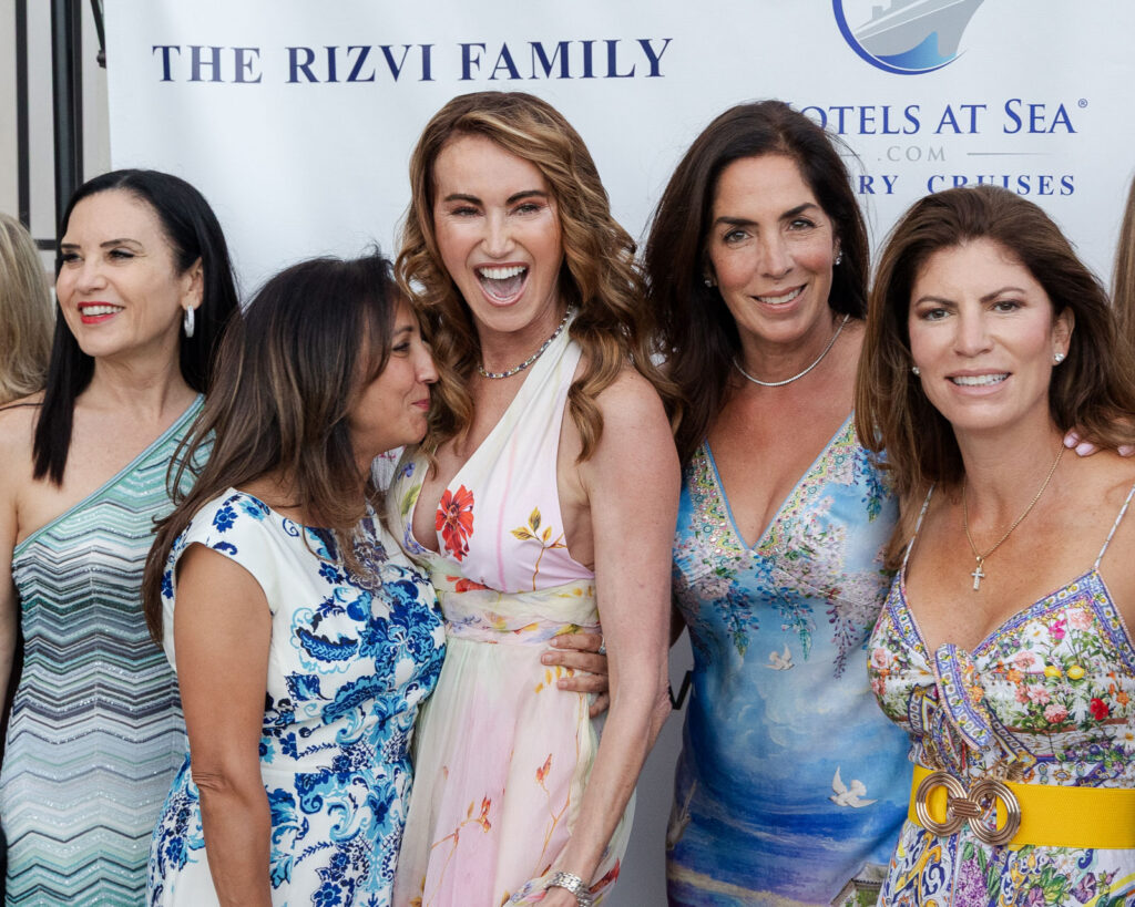 Astrid Neblung, Odgen O'Reilly-Leyland, Farah Rizvi, Sofia Gasparo and Lauren Turner at Polo for Life's Polo for a Purpose gala